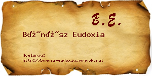 Bánász Eudoxia névjegykártya